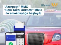 “Bakı Taksi Xidməti” MMC-nin taksilərində «Azərpoçt” MMC-nin POS-terminalları quraşdırılıb